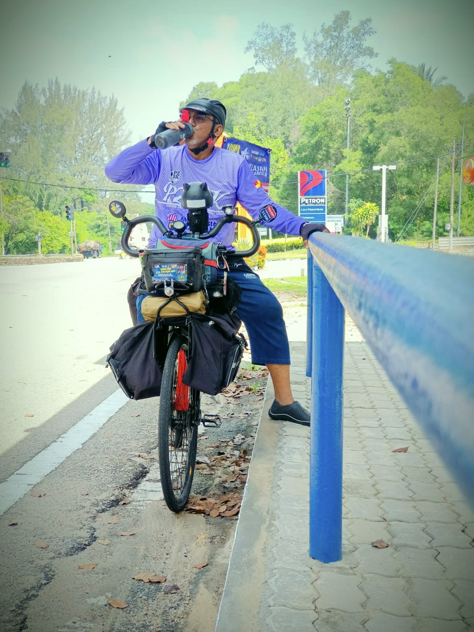 Tok Abah dalam program kayuhan